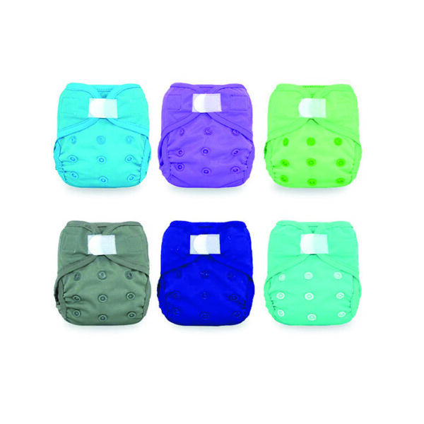 Newborn Reusable Nappy Covers - Hook & Loop - Image 11